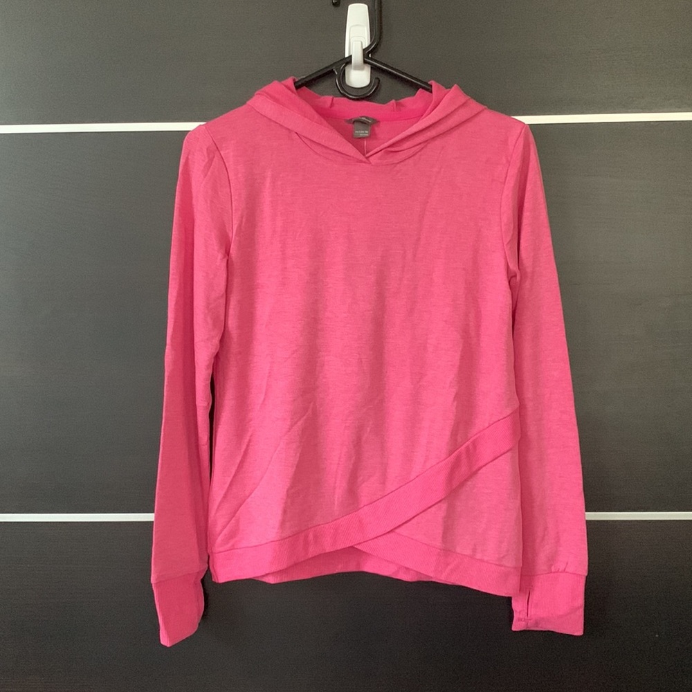 Eddie Bauer Girls Pink Infinity Crisscross Hoodie - Picture 3 of 12